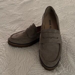 Anne Klein Women’s Taupe Loafers. Gently Used/Worn 2x